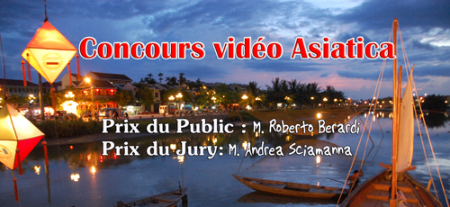 Résultat du concours vidéo Asiatica 2014